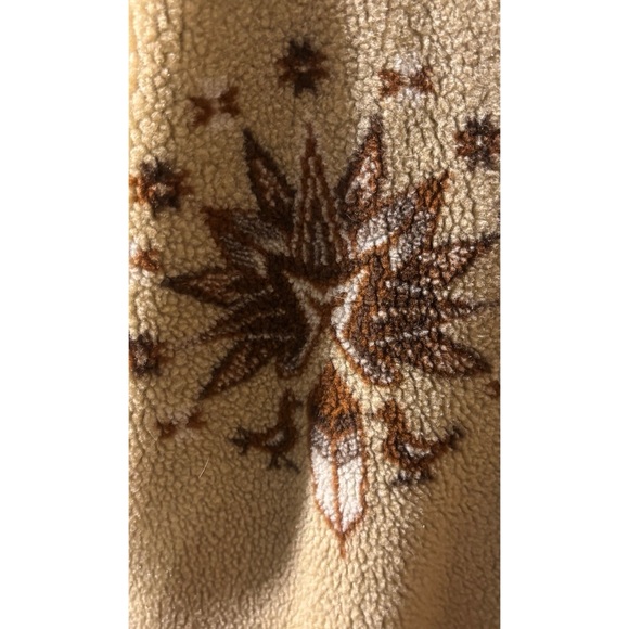 RARE VINTAGE Native American Coat Schaefer Outfitter Warm Fleece, Made USA LARGE - Picture 10 of 10